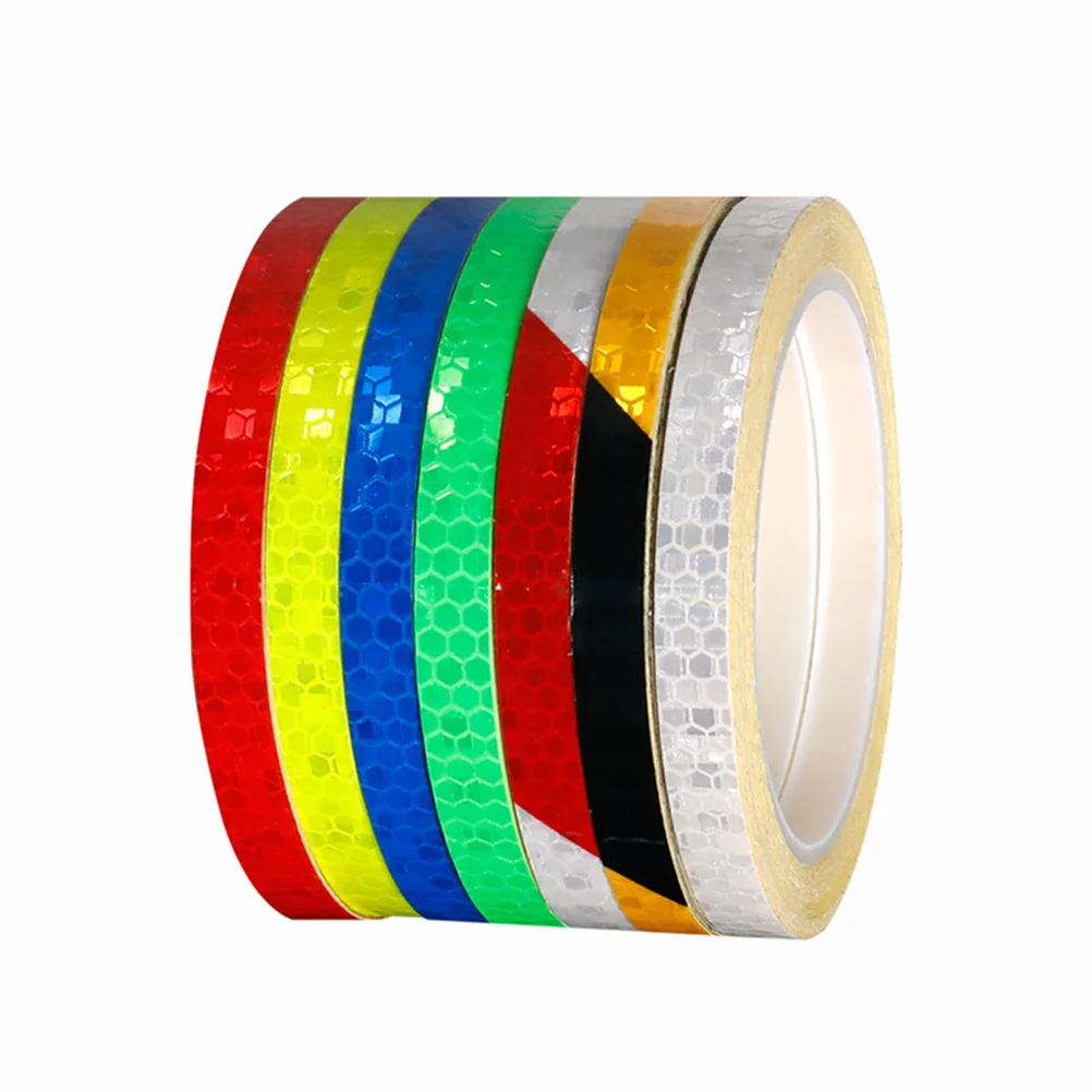 

Bicycle Reflective Stickers Safe Durable Convenient Reflective Stickers Adhesive Tape Warning Tape for Bike Riding Accessory