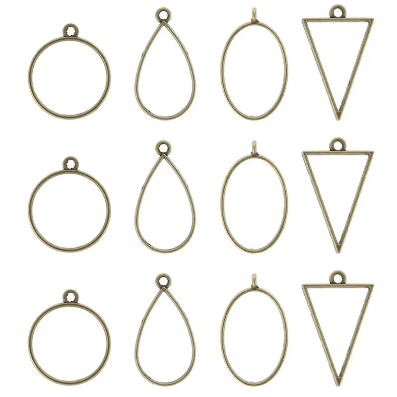 Эпоксидная рамка для подвесок 12 шт./компл. | Украшения и аксессуары