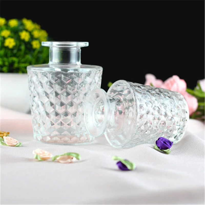 100ML150ML роскошный белый материал стекло ароматерапия бутылка для парфюма плотные прозрачные, со стразами бутылка эфирного масла