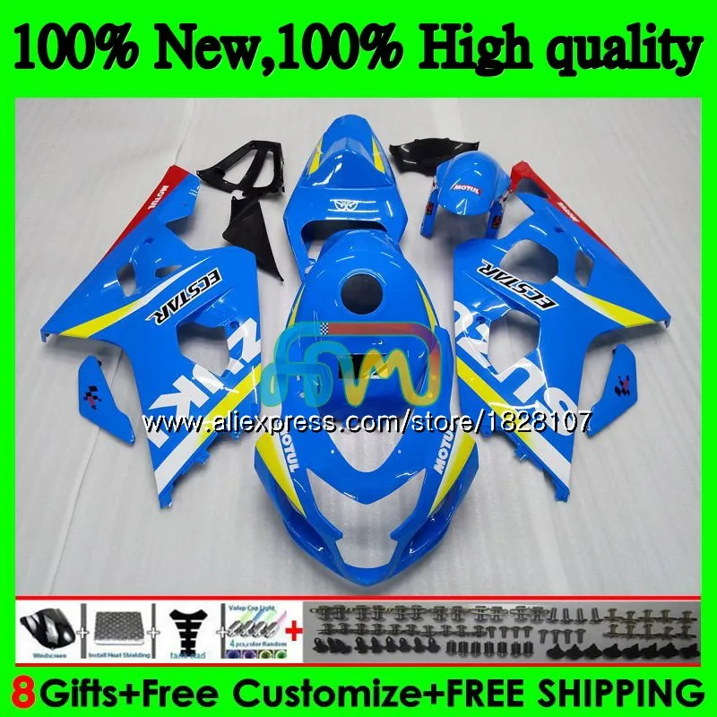 K4 средства ухода за кожей для SUZUKI GSX-R750 GSXR 600 750 R750 04 05 36BS. 91 GSXR-600 GSXR600 600CC 750CC GSXR750 2004 2005 обтекателя завод цвет