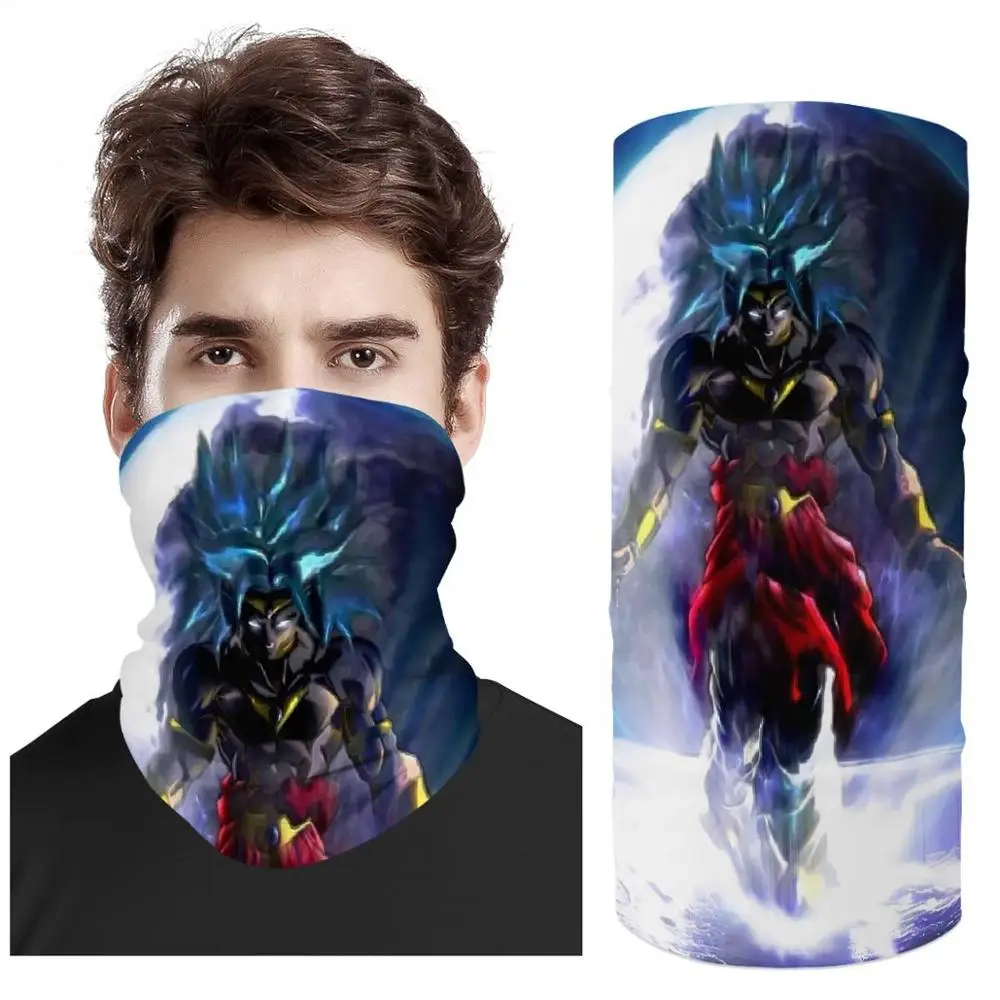 

Custom pattern Anime Dragon Ball Summer Sun Protection Facemask Scarf Outdoor Driving Cycling Masks Sunshade Neck Sunscreen Mask