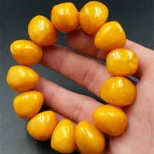 Натуральные Бусы с пчелиным воском, браслеты, Baltic SeaYellow, для мужчин и женщин, янтарный браслет, восковые браслеты с необработанным камнем, Рождественский браслет