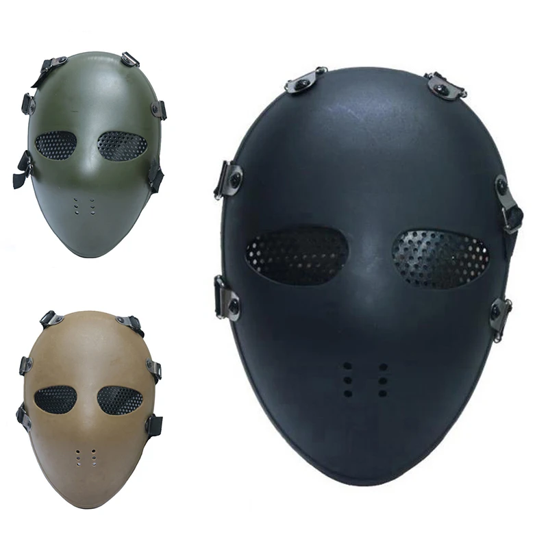 Airsoft Masks Classic Style Tactical Paintball BB Gun Shooting Full Face Protective Mask Army Wargame Field Hunting Accessories 