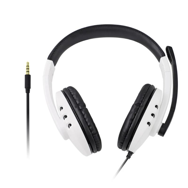 1 Set 3 5mm Gaming Headphone Wired Stereo Headset for PS5 PS4 PC Switch XONE S X 360 PC Computer Accessories
