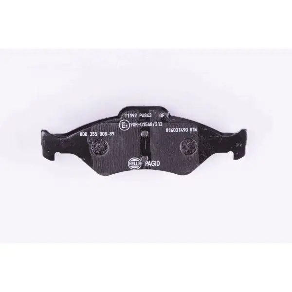 Комплект тормозных колодок, дисковый тормоз HELLA 8DB 355 008-89