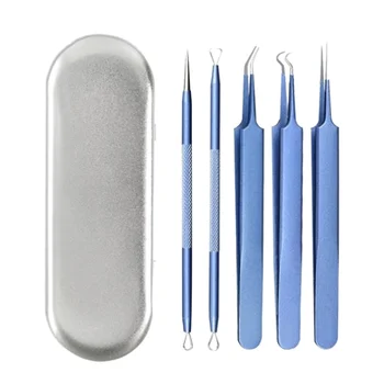 

Stainless Steel Blackhead Remover Comedone Extractor Tool Set