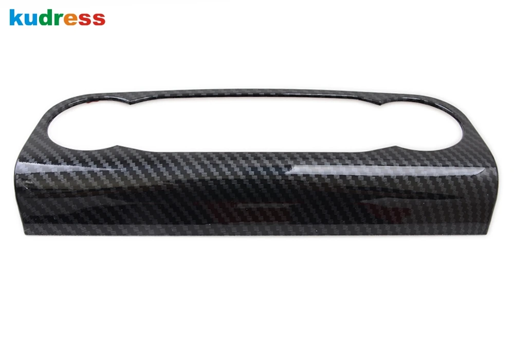 

For Ford Focus 2019 2020 ABS Matte Plastic Carbon Fiber Air Conditioner Adjustment Control Switch Knob Button Ring Trim Frame
