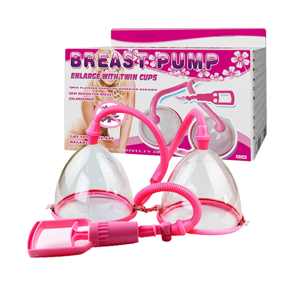 Electric/Manual Breast Massager Vacuum Cup Vibrating Breast Enlarge Enhance Nipple Sucker Breast Massager Pump With Retail Box 2