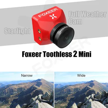 

Foxeer Toothless 2 Mini CMOS 1/2 1.7mm 1200TVL 4:3 16:9 FPV Camera HD OSD For F405 AIO F722 Dual FC RC FPV Racing Dron Kit Part