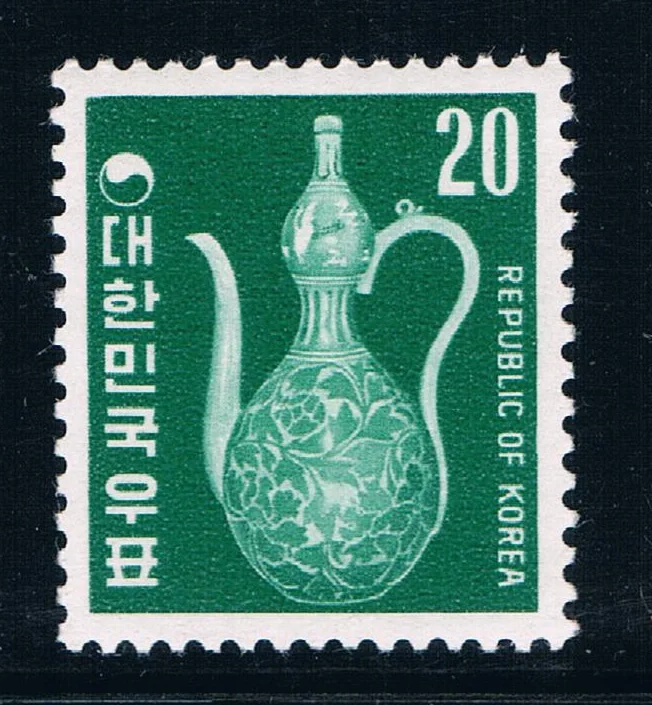 1 шт./компл. новинка корейский почтовый штамп 1969 культурный реликтовый фарфор
