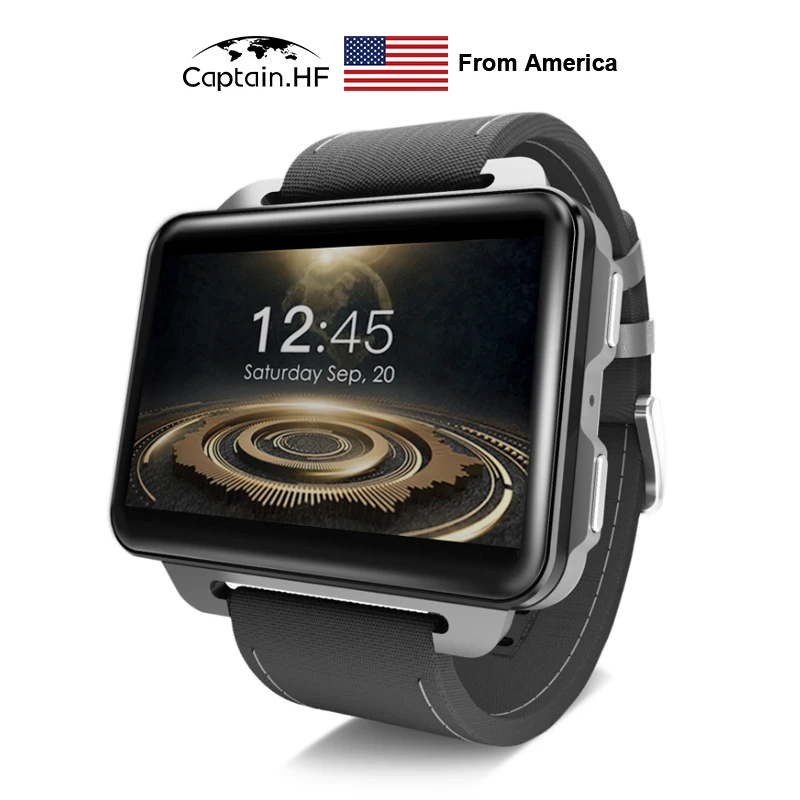 US Captain SmartWatch 2 'PRO 3G Умные Часы GPS + WiFi для Android Спорт Смарт Браслет Большой
