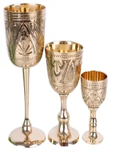  Pure Brass Wine Glass Classical Wine Set Wine Cup Handmade Small Goblet Household Copper Wine Glass Drinkware Tumbler Cups 