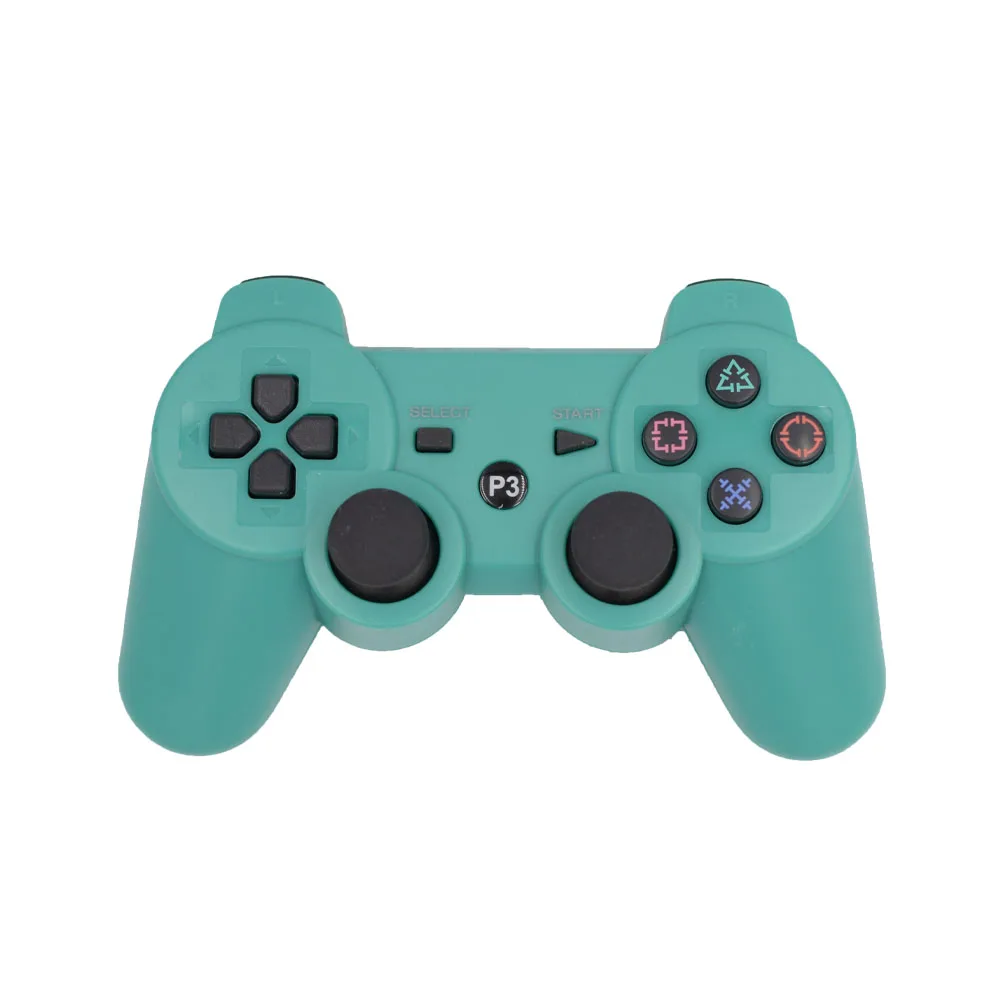 Green Беспроводной геймпад для PS3 контроллер Bluetooth консоль для sony PS3 геймпад для Playstation 3 контроллер для Dualshock 3 джойстик - Цвет: Green