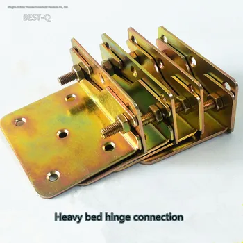 

Hardware accessories bed hinge more heavy fittings big bed bed hinge solid wood panel furniture screws hook