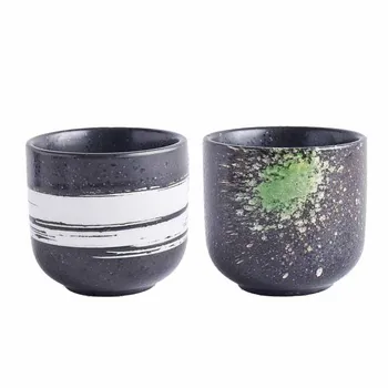 

Tea Cup Vintage Japanese Cup 200ml Sake Cups Master Tea Bowl Sushi Cuisine Accessories Ceramic Teacup Teacups Teaware Decor Gift