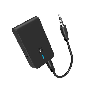 

Bluetooth 5.0 Transmitter Receiver 2 In 1 Audio Wireless Adapter APTX Low Latency for Car TV PC Speaker Headphone 3.5MM Aux Jack