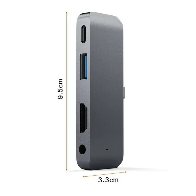 4-в-1 HD 4K адаптер высокое Скорость Тип с разъемами типа C и HDMI PD USB аудио USB 3,0 адаптер мобильный центр AS99