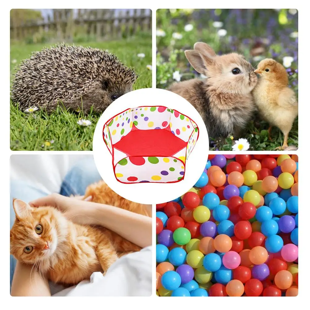 Портативный игровой манеж для питомцев, маленькая клетка для животных, палатка для улицы, для помещений, Детская игровая Спортивная Складная забор для хомяка, кролика, клетка для питомцев, палатка