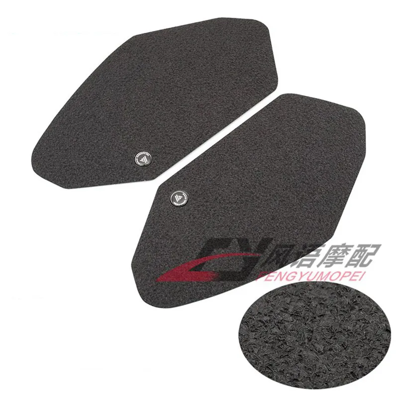 Black White Motorbike Tank Traction Side Pad Decals for Kawasaki Z650 Motorcycle Knee Protector Anti Slip Sticker Gas Grip | Автомобили и