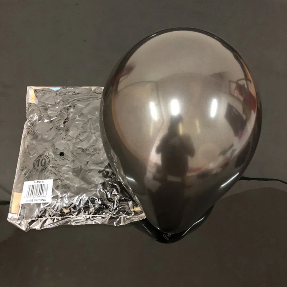 Black 5/10 шт. 1st День рождения украшения Детские игрушки шары 10 ''1,5g жемчужные латексные воздушные шары вечерние украшения Xmas Детские Globos шары - Цвет: Black