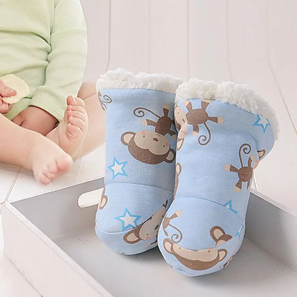 Cute Animal Rabbit Baby Girl Boy Soft Sole Warm Plush Prewalker Winter Shoes Boots |