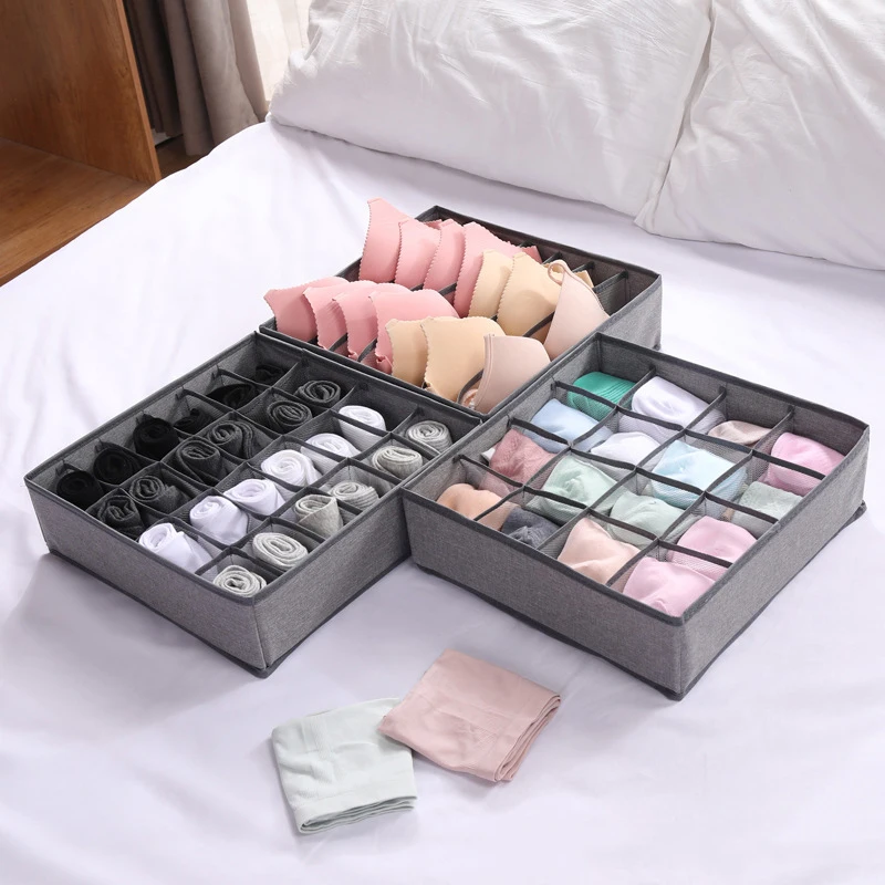 Storage Boxes Underwear Divider Drawer Lidded Closet Organizer Ropa Interior Organizador for Ties Socks Shorts Bra New Arrival | Дом и сад