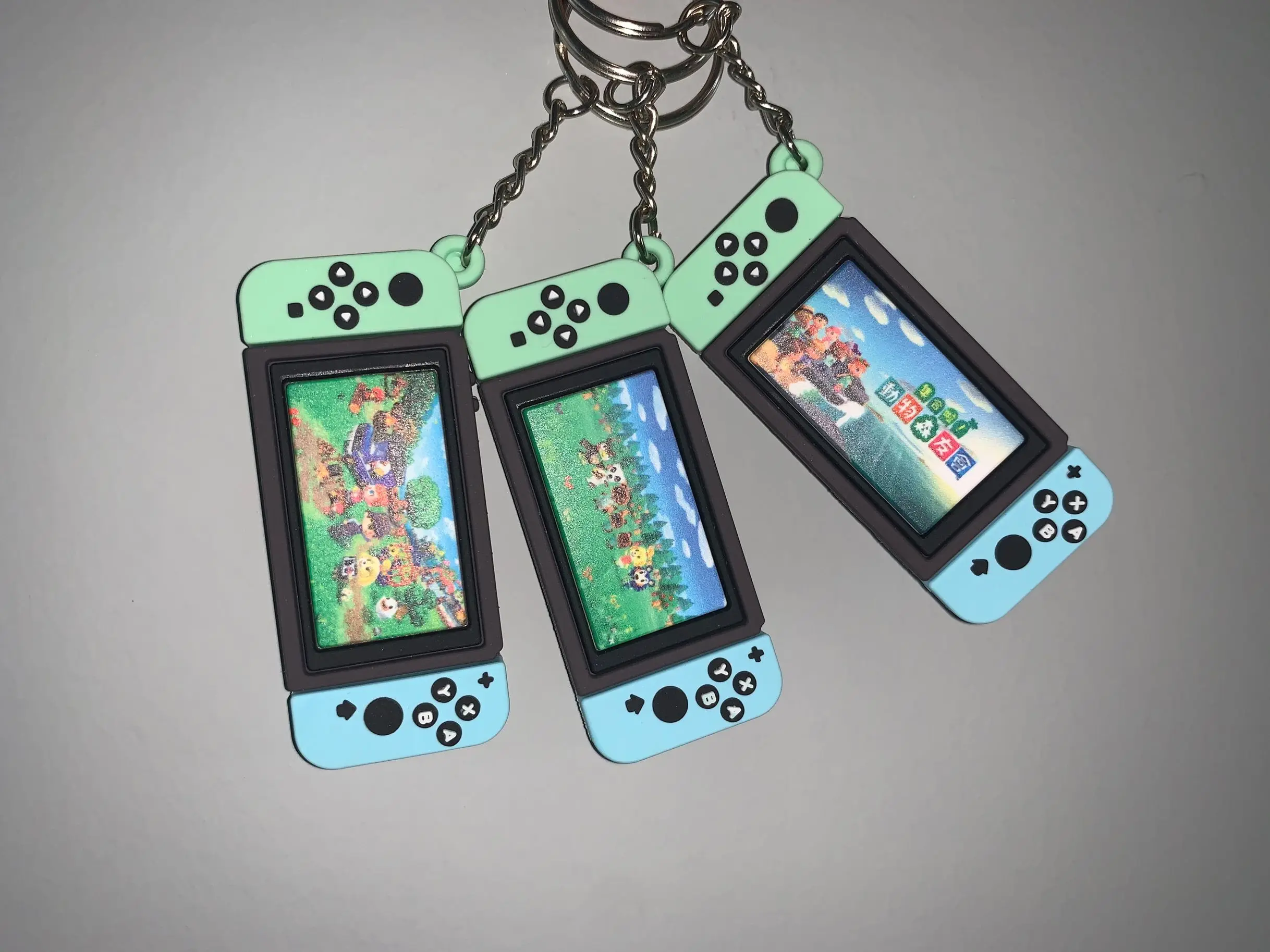 Модный 6 стилей игровой брелок для ключей с изображением животных Nintendo