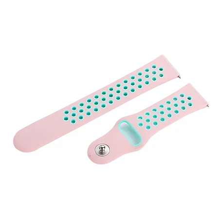 Color 1 Силиконовый ремешок для часов Xiaomi Huami Amazfit Stratos Pace 2/2S Smart Band дышащий 22 мм ремешок для samsung gear S3 - Цвет: Color 1