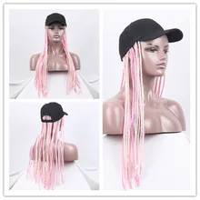 Парик Женская бейсбольная кепка уличный стиль хип-хоп Красочные Модные простые тканые высококачественные химические волоконные аксессуары шляпа