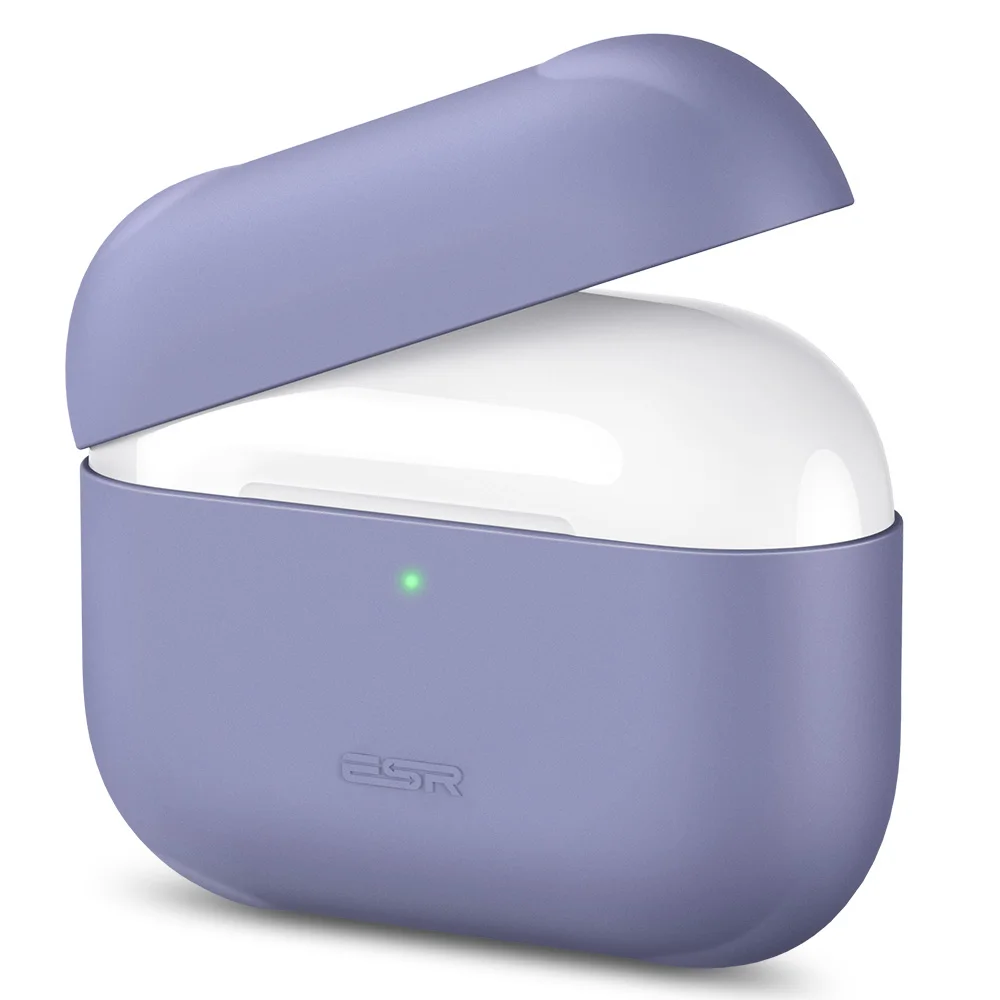 ESR Ультратонкий силиконовый чехол для Airpods Pro, защитный чехол для гарнитуры, видимый передний светодиодный чехол для наушников Apple, чехол для Airpod Pro