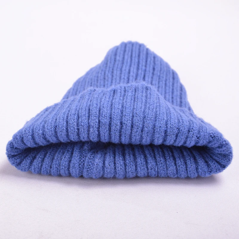 Горячая мягкая зимняя шапка хорошего качества женские шапки шерсть вязаная теплая одноцветная шапочка эластичная шапочка в стиле кэжуал Mutsen