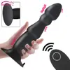 Anal Plug Dildo Vibrator For Men G-spot Stimulator 10 Speeds Strong Sucker Wireless Remote Control Large Size Sex Toys for Women 1