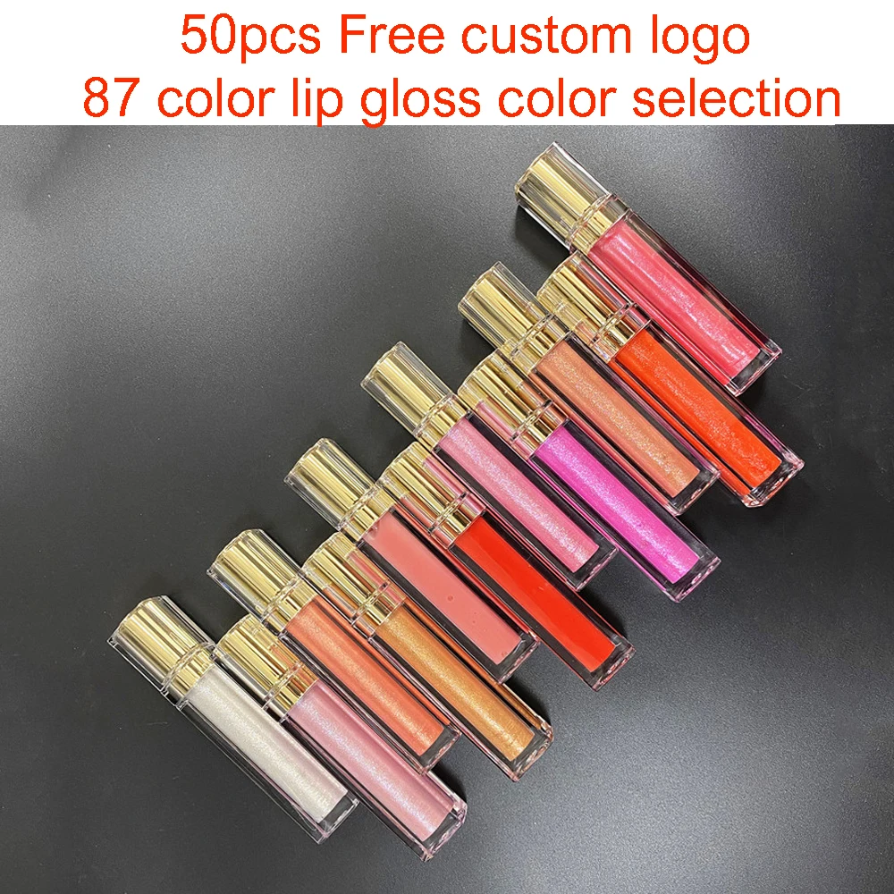 Wholesale Waterproof Nude Lip gloss Pigment Glossy liquid Lipstick no