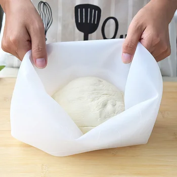 

HOOMIN Big/Small Soft Silicone Flour-Mixing Bag Kneading Dough Bag Reusable Baking Accessories Kitchen Tools