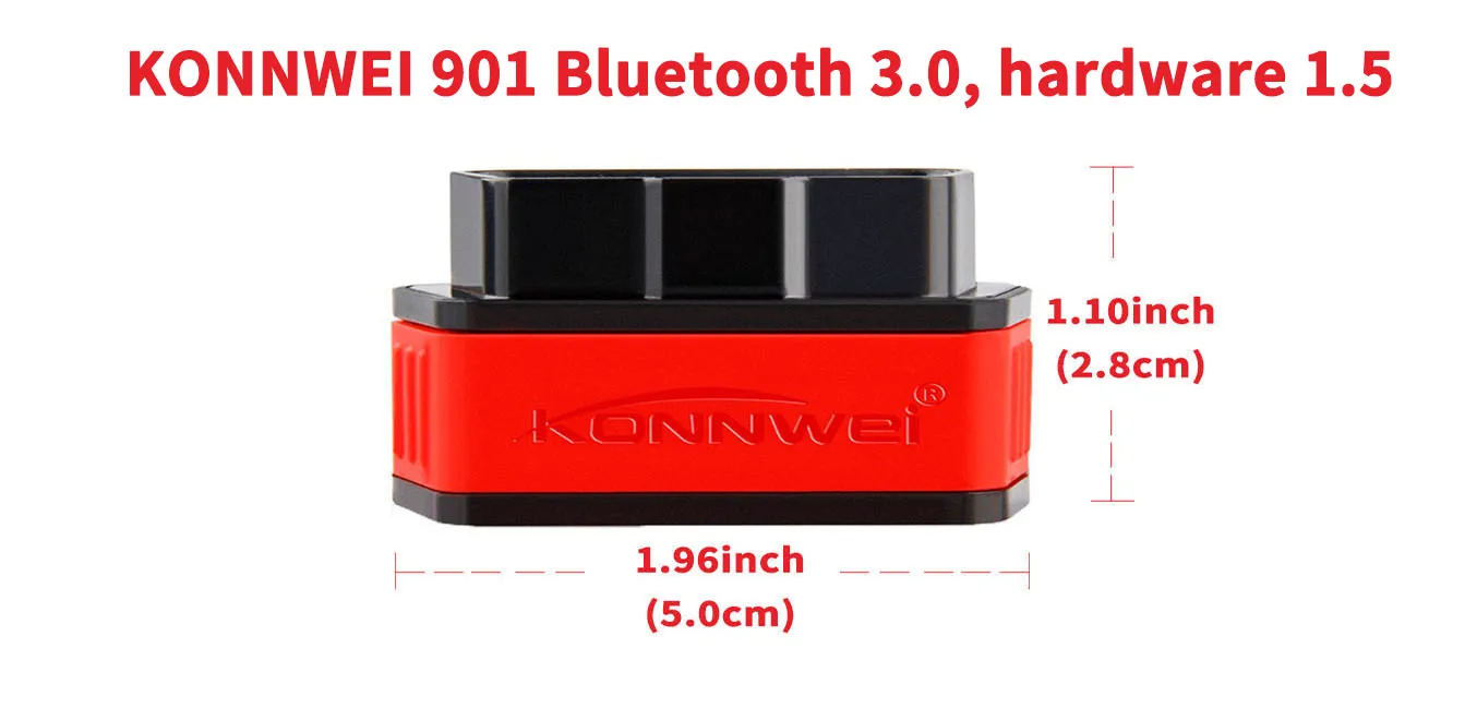 KW901 Bluetooth 3,0 порт Автомобильный диагностический инструмент поддержка самостоятельной диагностики маленький размер транспортного средства обнаружения устройства