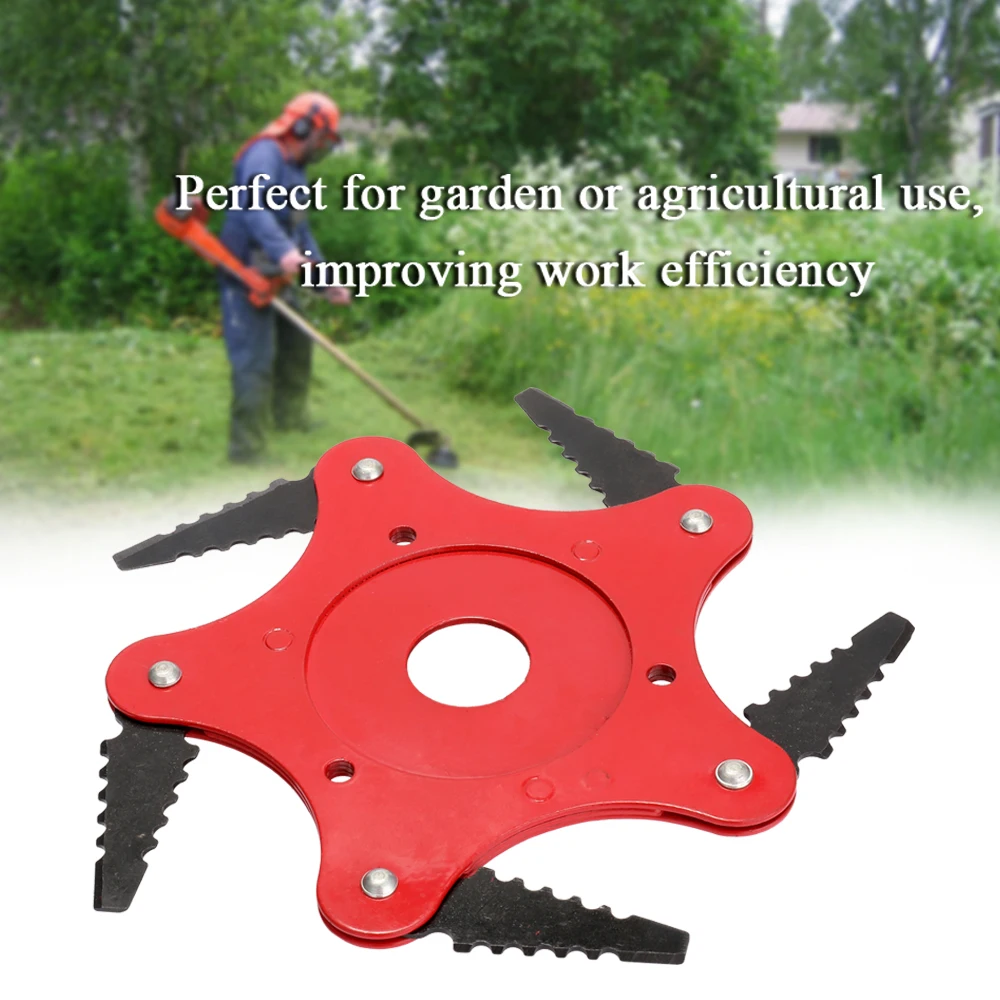 5T Lawn Mower Blade 180 Degrees Rotatable 360 Cutting Sawtooth Brush Cutter Garden Grass Trimmer Blades | Инструменты