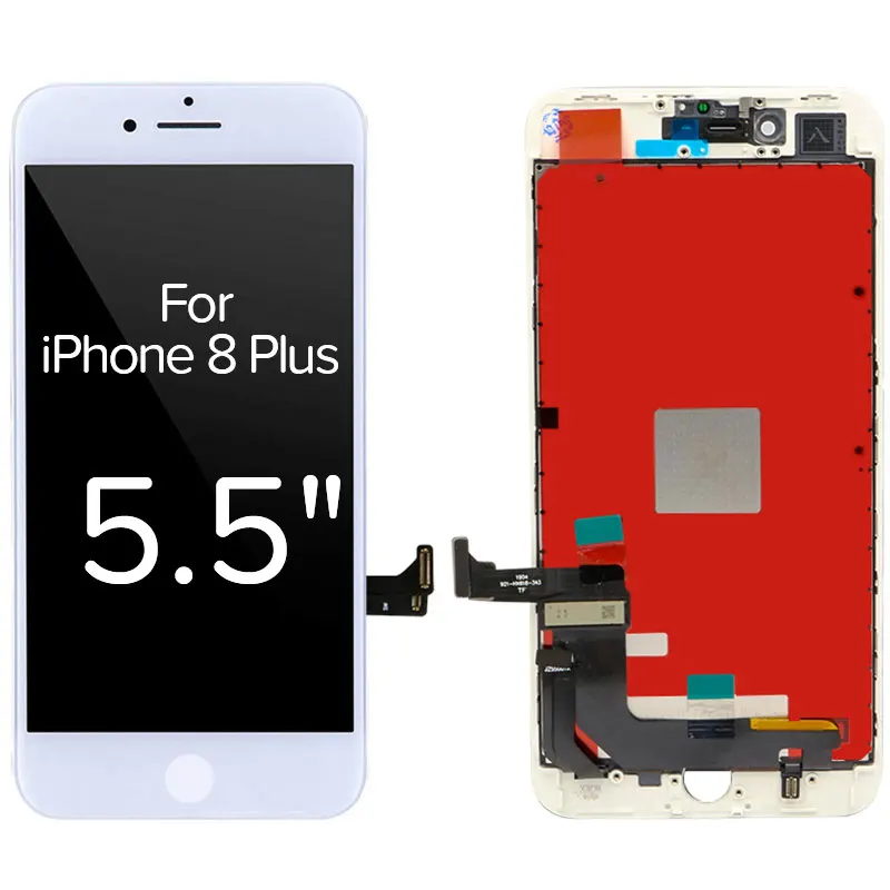 For 8 Plus White AAA++ экран Замена для iPhone 6 6S 7 8 Plus ЖК-дисплей с 3D кодирующий преобразователь сенсорного экрана в сборе для iPhone 5 5C 5S lcd - Цвет: For 8 Plus White