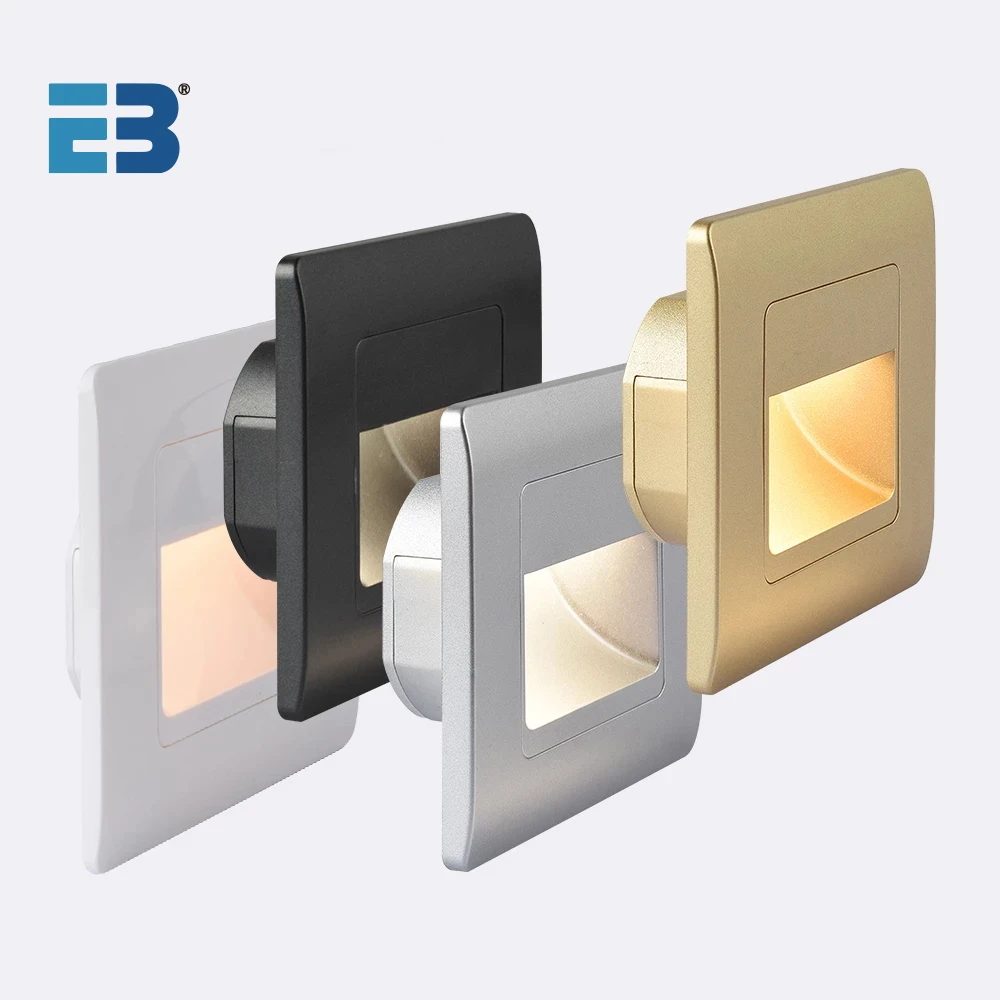 Recessed Wall Light Stairs Led Light Sensor Step Lamp Ladder AC85-265V Wall Lamp Corridor Lighting Stair Motion