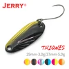 Jerry Triones 3g 5g high quality fishing spoons single hook trout spoons area trout fishing lures two side color hard lures ► Photo 1/6