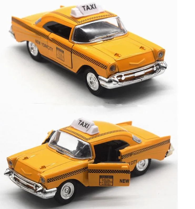1:32 легированная игрушка "такси" высокая имитация назад в бизнес музыкальный мигающий автомобиль модель такси Детская Коллекция игрушки