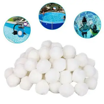 

1 Bag Fish Bowl Swimming Pool Filter Ball Nitrocellulose Fiber Ball Filter Breathable Permeable Reusable