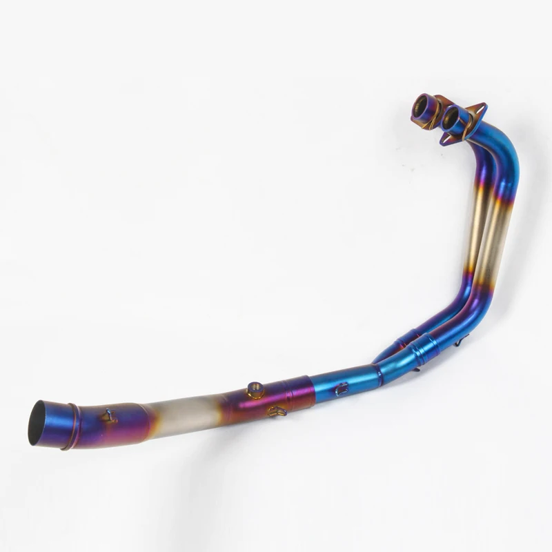 

Ботинки в байкерском стиле без шнуровки с выхлопная труба передняя Соединительная труба из нержавеющей стали выхлопной системы для Yamaha R25 R3 со всего мира