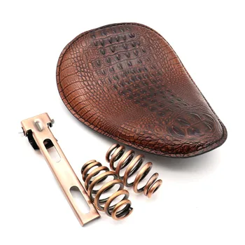 

Motorcycle Retro Leather Solo Seat Torsion Spring Bracket For Honda Yamaha Kawasaki Sportster Bobber Motorbike Seat
