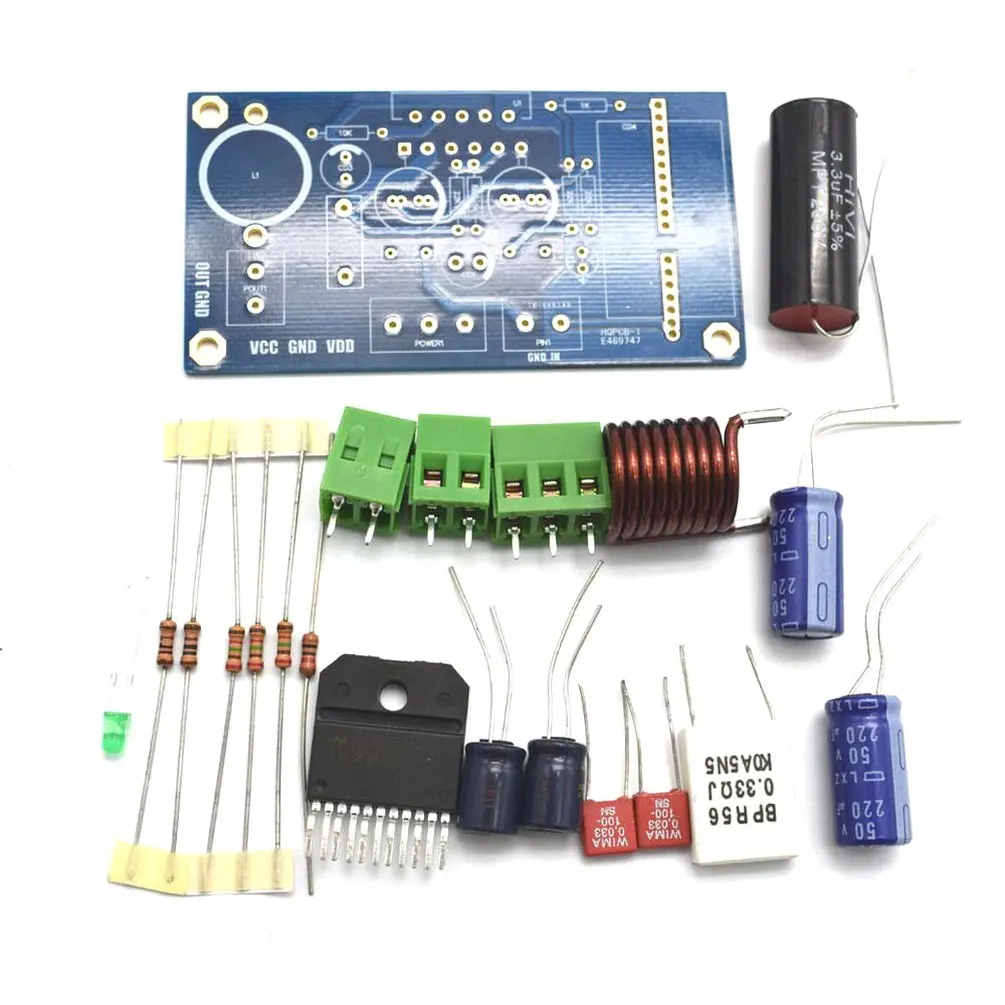 Lm3886Tf моно усилитель мощности плата 60 Вт Diy Kit параллельная Классическая схема Bc3886 высокопроизводительный аудио усилитель мощности