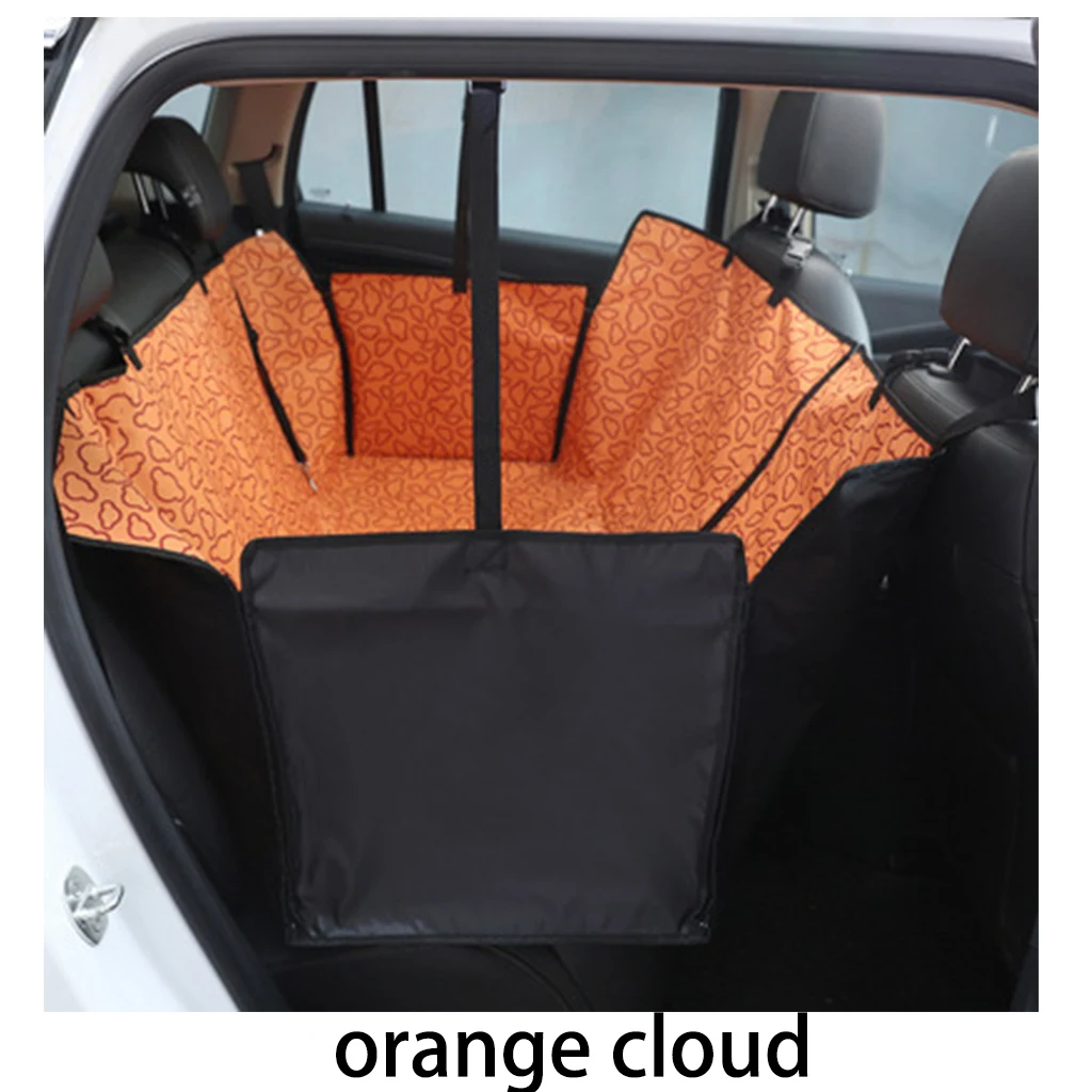 Водонепроницаемый Pet Carrier чехол для на автомобильное сиденье для перевозки собак вид сетки автомобиля заднего сиденья коврик Гамак Подушка протектор с молнией и карманами