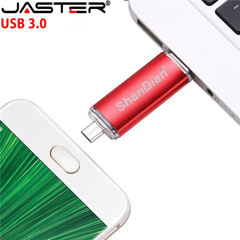 JASTER USB 3,0 Смартфон USB флэш-накопитель OTG Micro memory stick смартфон U диск 4G/8G/16G/32G/64G память подарок