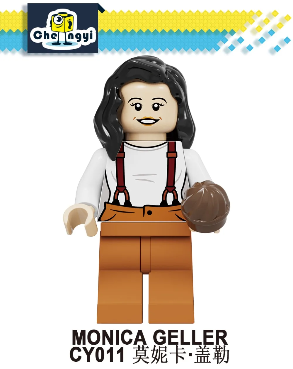 Строительные блоки Gunther Monica Geller Chandler Rachel Green Bing Joey Tribbiani Ross Geller фигурки Кирпичи игрушки для детей CY1002