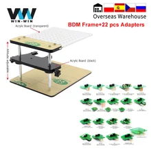 Herramienta de programación de ECU de Marco BDM, 22 Uds., adaptador con Chip ECU Tunning, 22 adaptadores BDM, Marco BDM 100, herramienta de sintonización de Chip ECU