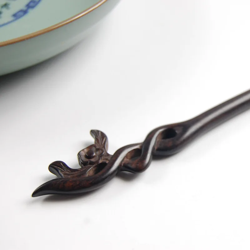 Hair Accessory Hair Stick Jewelry Accessories Chinese Hairpin Sticks Carving Sandalwood Hanfu Dress Hair Forks
