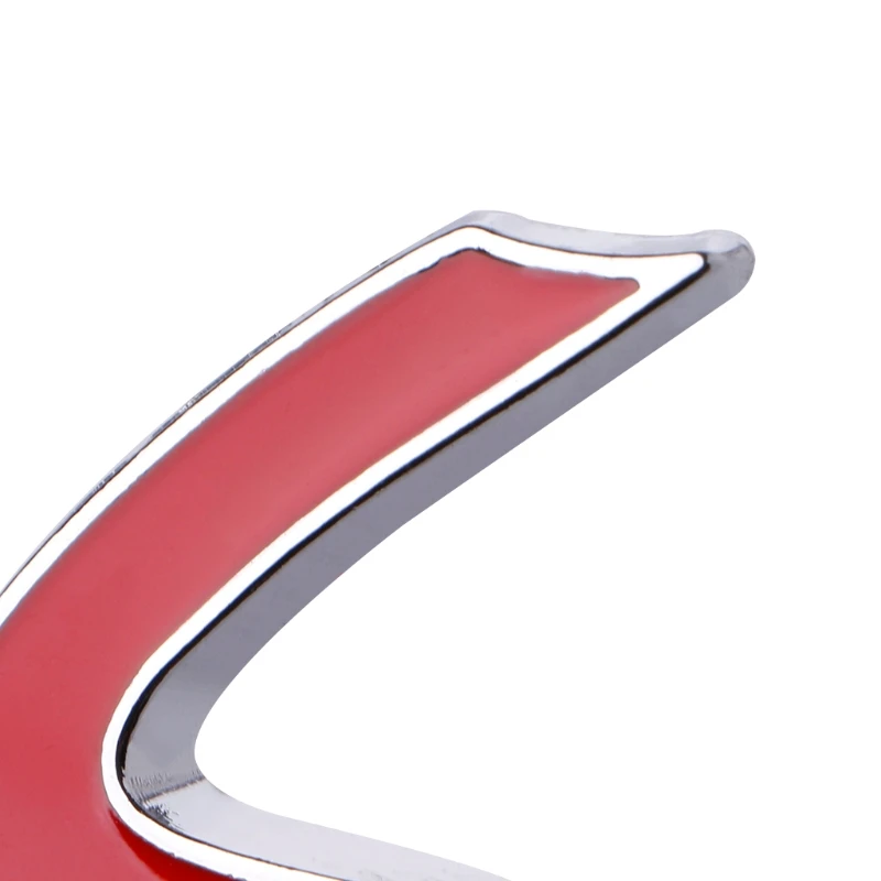 Хром Металл красный S автомобильный хвост эмблема значок наклейка Наклейка для BMW Mini Cooper H4GC